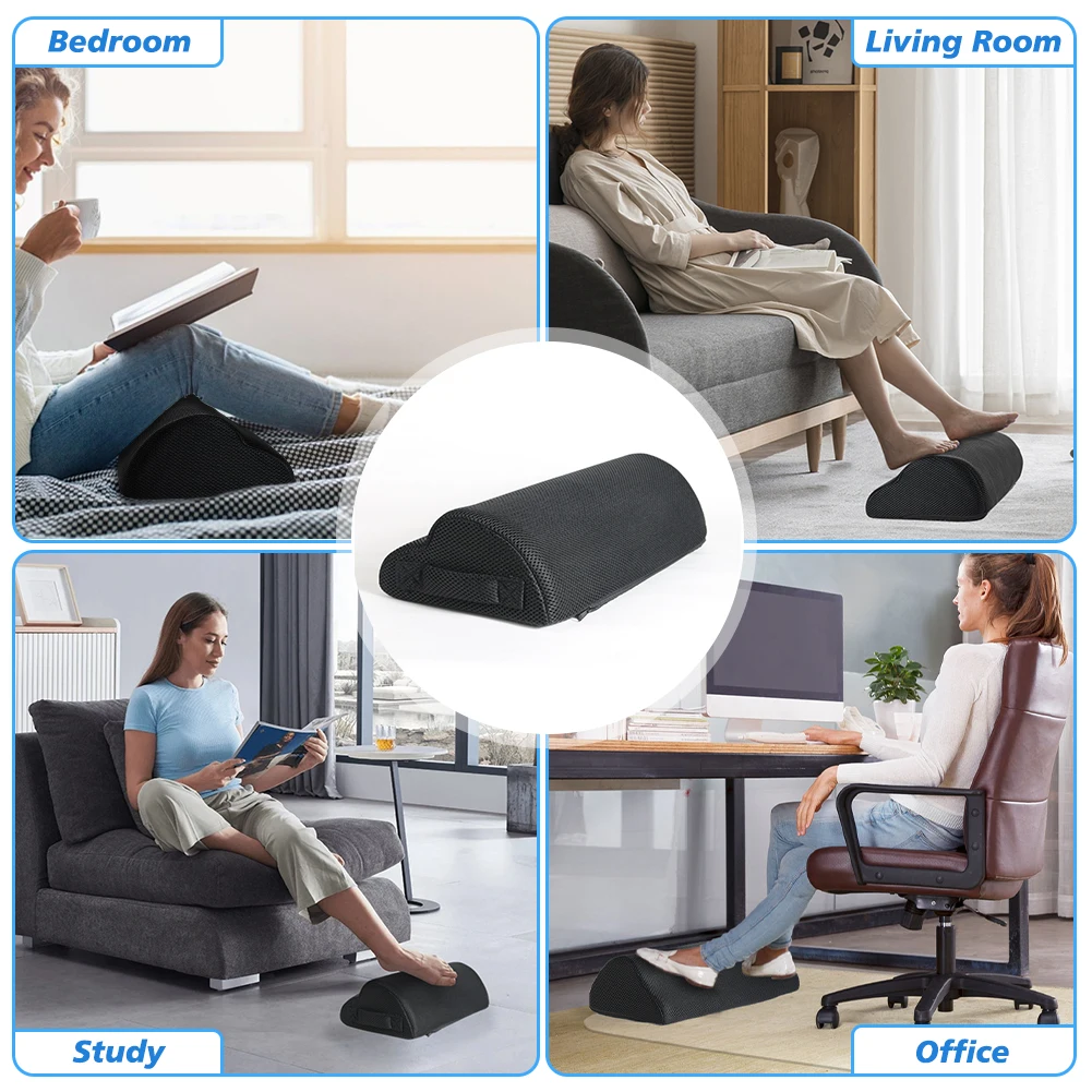 메모리폼 소재의 사무실용 발 받침대 및 책상 아래에 놓 - Footrest Under Desk 리뷰 및 가격
